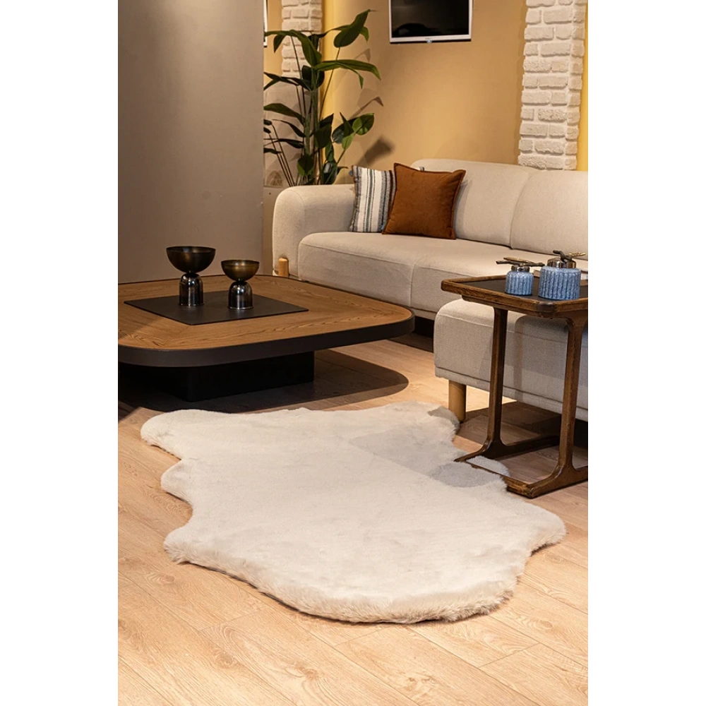 Apex Palma Vizon Peluş Post Şekilli Halı
