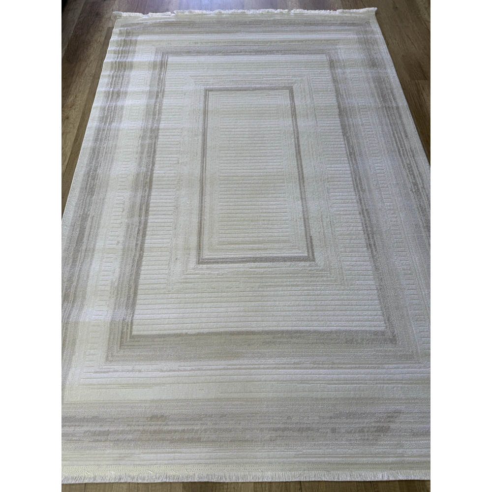 Hoom Rugs Marsilya HL410 Cream D.Beige Modern Salon Halısı