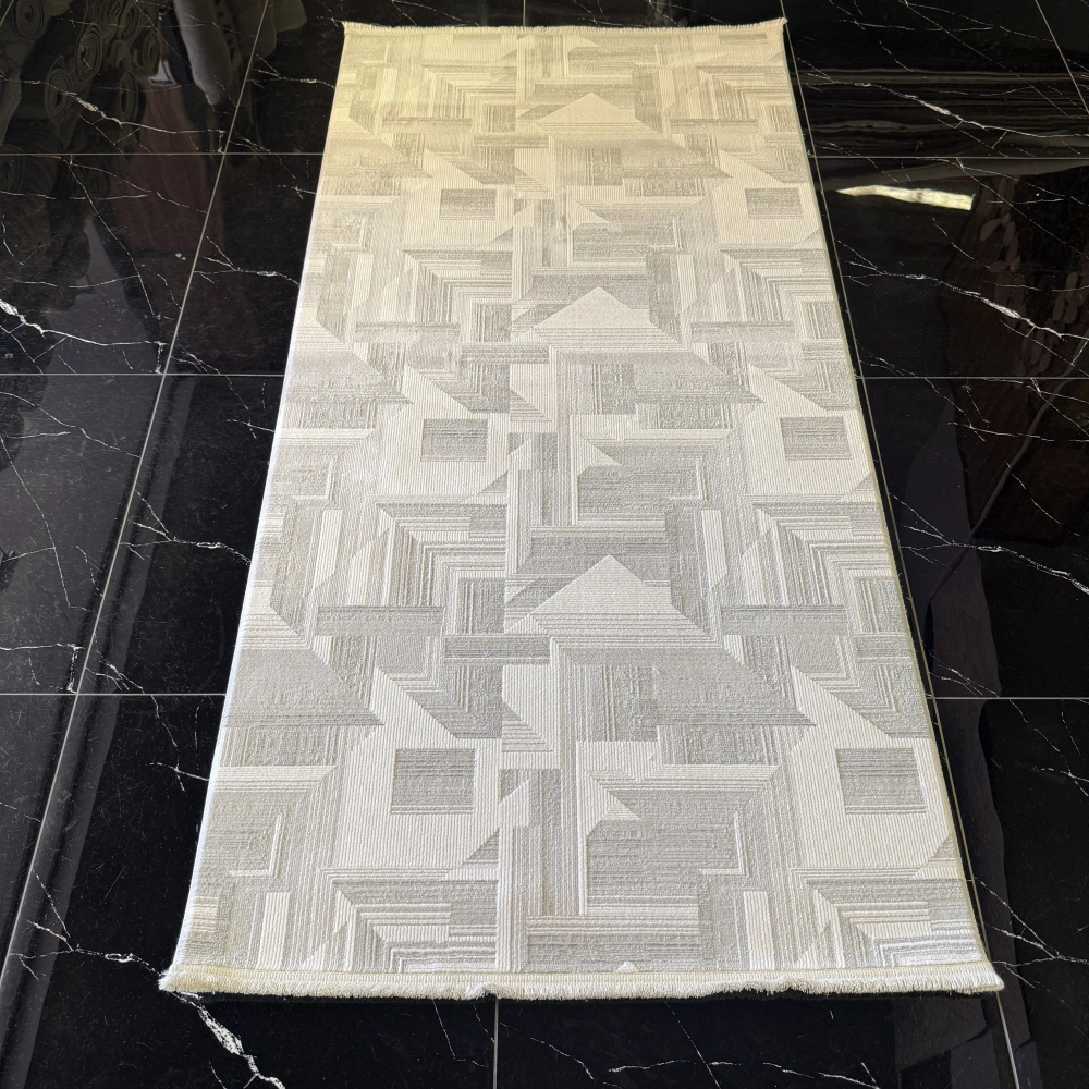 Luxess Diamond 2012 Gri Akrilik Modern Makine Halısı