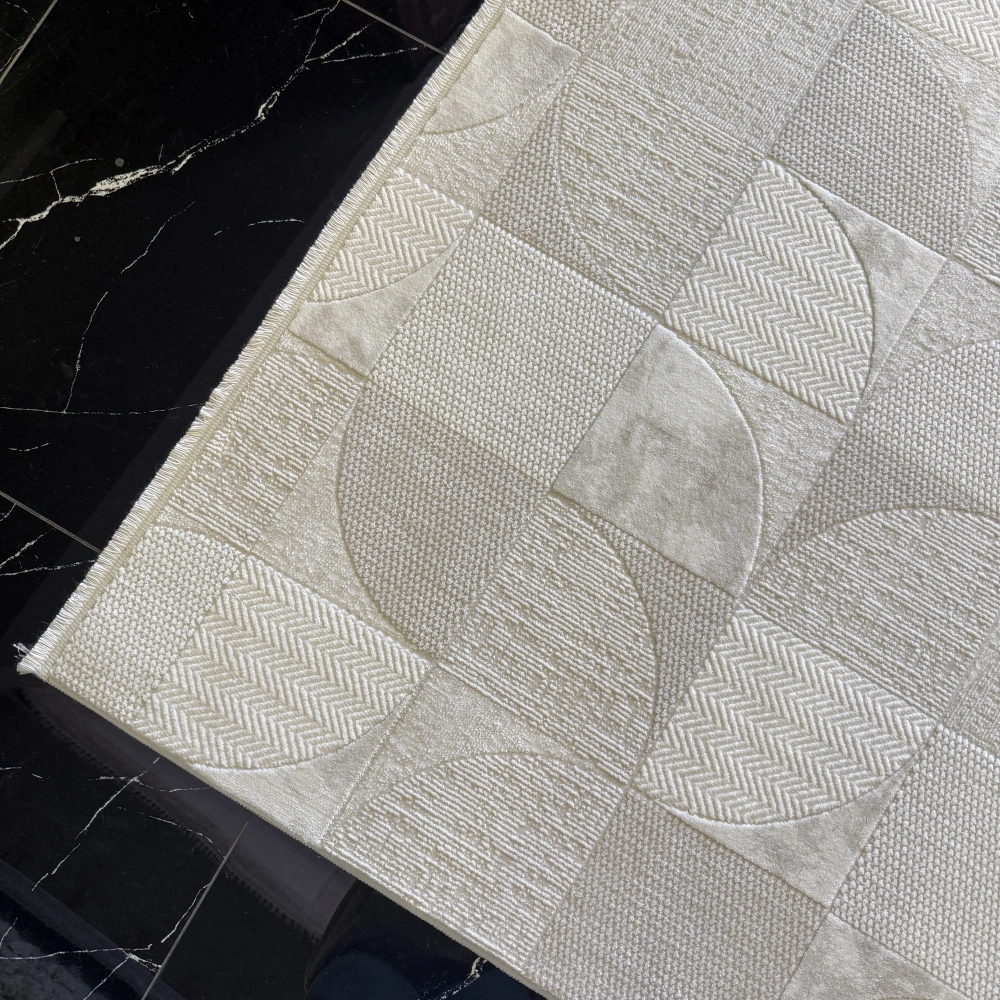 Luxess Lisbon 2003 Krem Akrilik Modern Makine Halısı