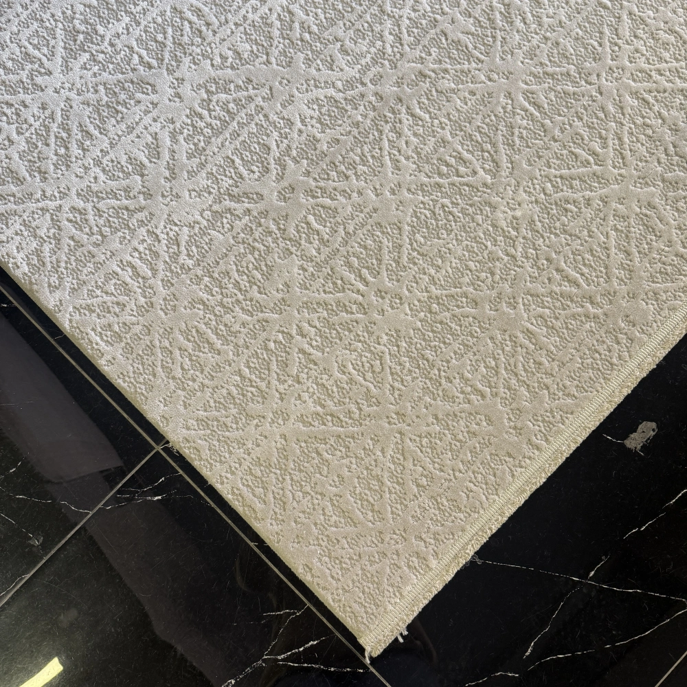 Luxess Lisbon 2002 Gri Akrilik Modern Makine Halısı