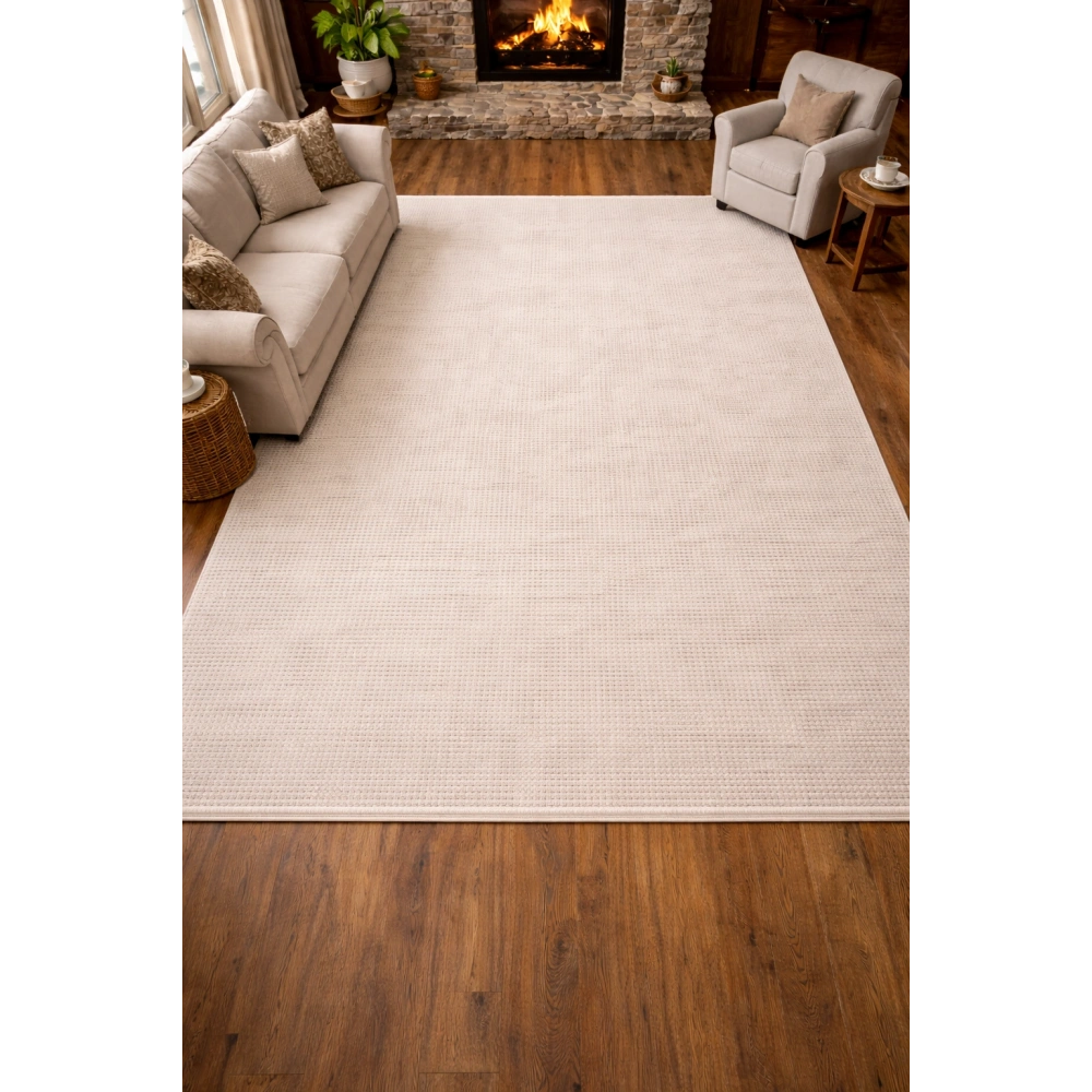 Luxess Diamond 2011 Krem Akrilik Modern Makine Halısı