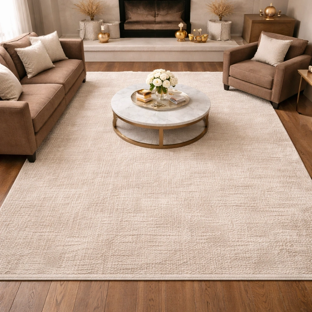 Luxess Diamond 2013 Bej Akrilik Modern Makine Halısı