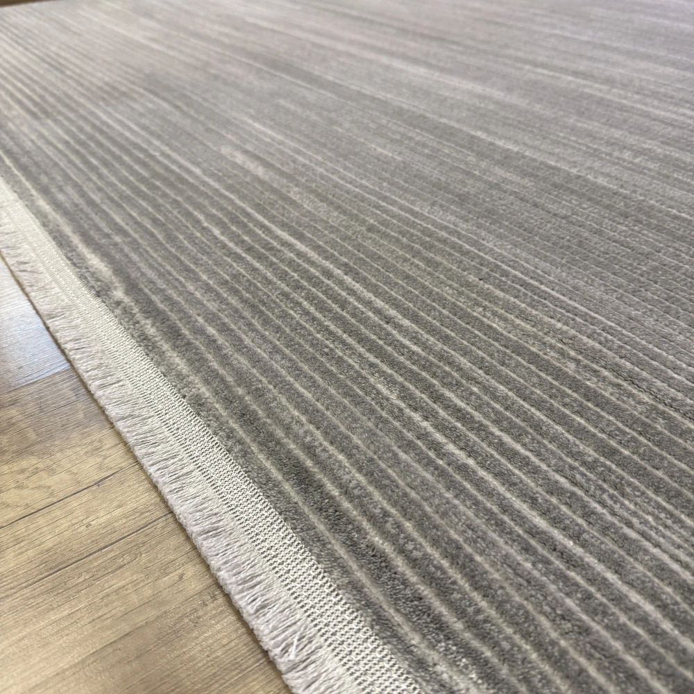 Hoom Rugs Nova LZ112 M Gri Modern Düz Salon Halısı