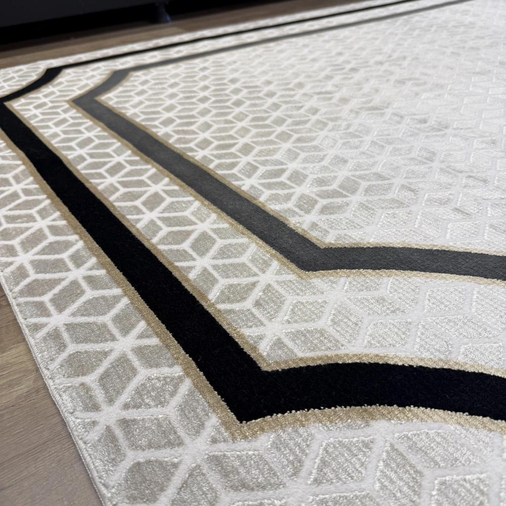 Bahariye Halı Deep 6089 X Krem Modern Salon Halısı