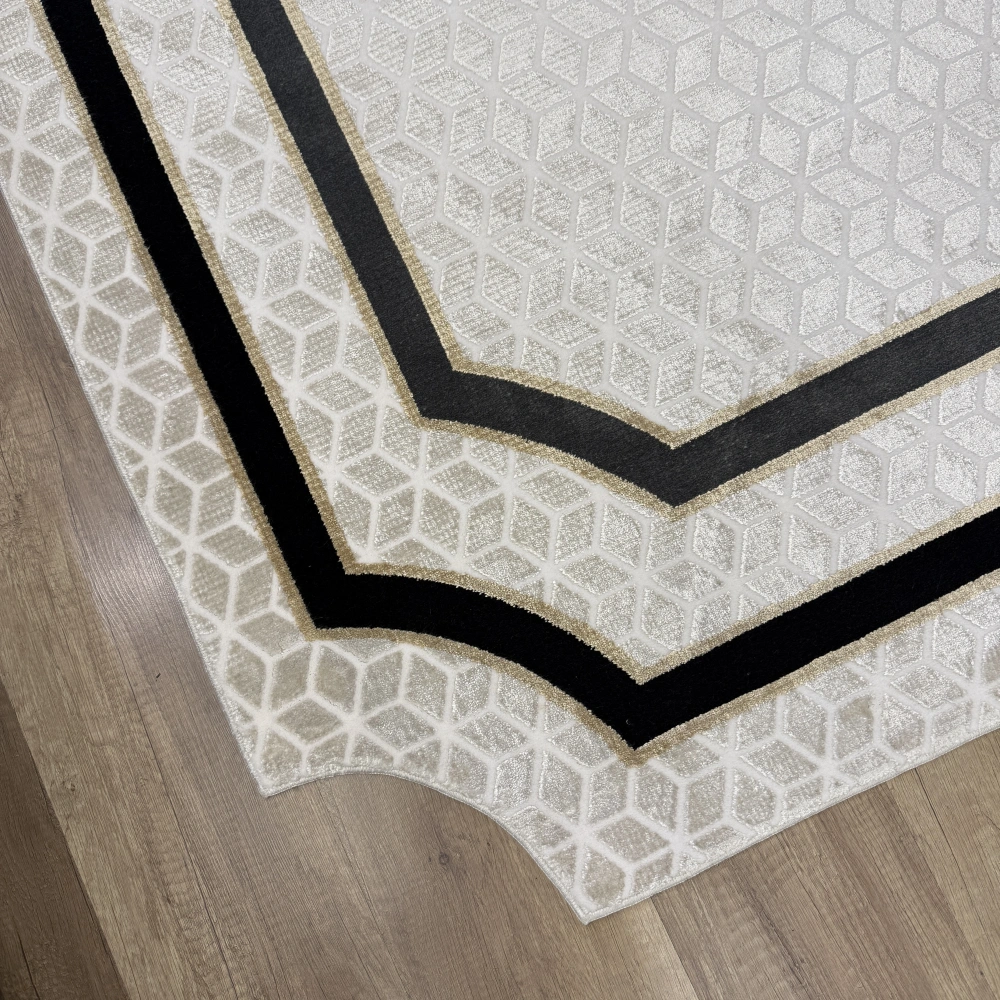 Bahariye Halı Deep 6089 X Krem Modern Salon Halısı