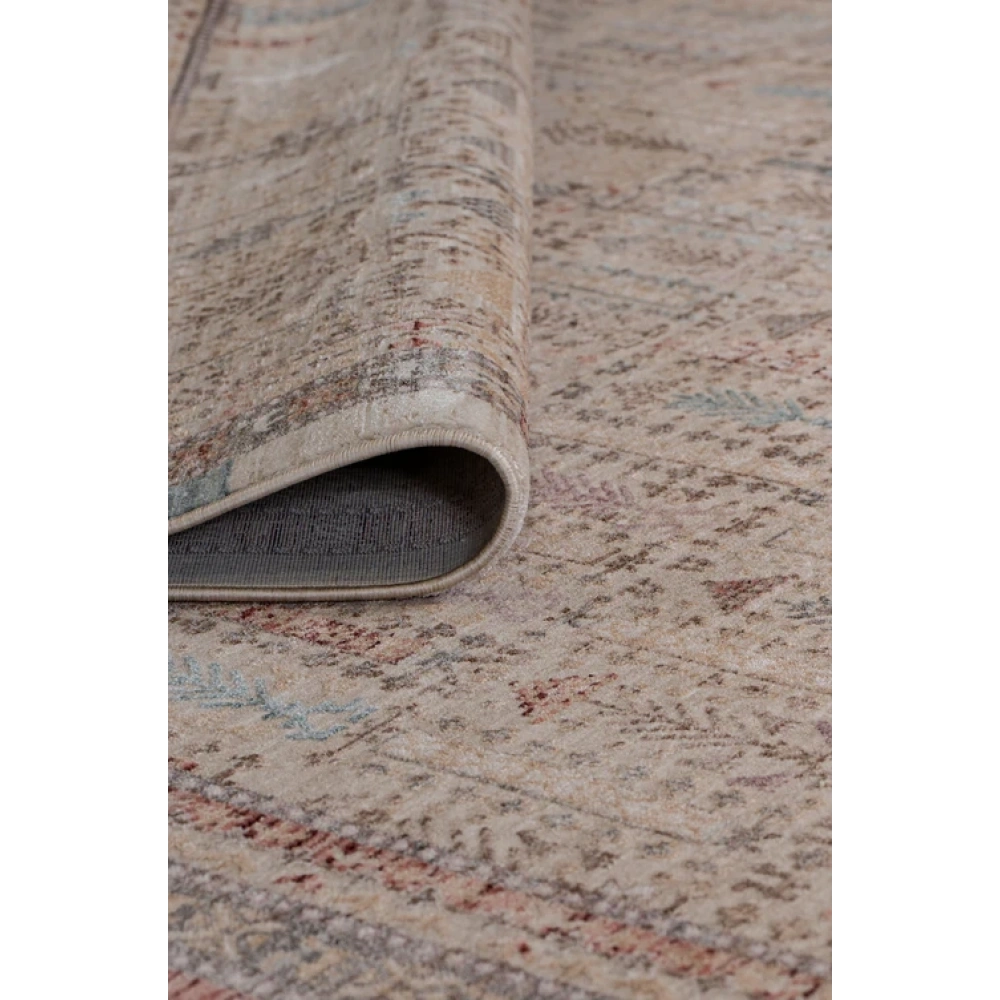 Apex Halı Ambiance 2921 Bej Geleneksel Desenli Makine Halısı