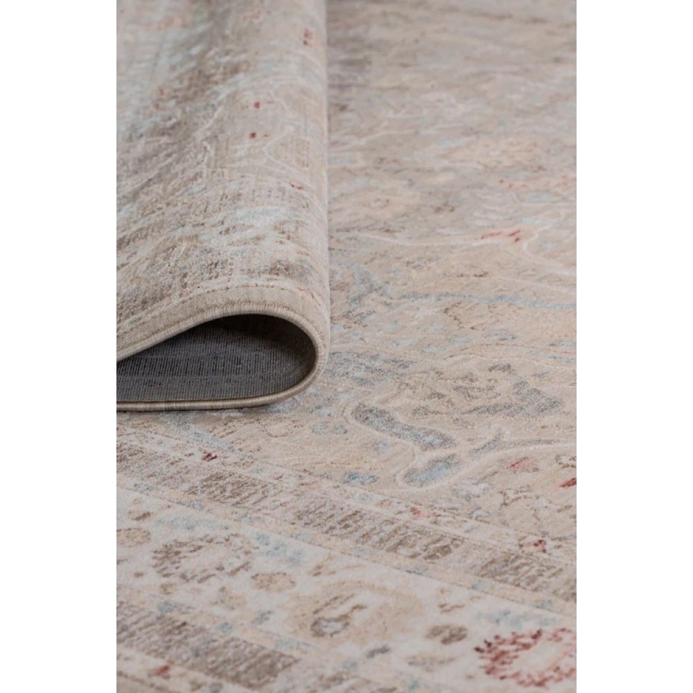 Apex Halı Ambiance 2931 Krem Geleneksel Desenli Makine Halısı