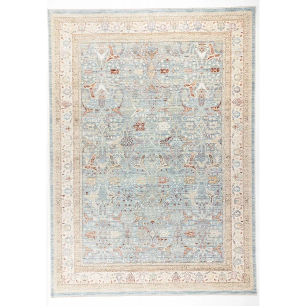 Apex Halı Ambiance 2932 Mavi Geleneksel Desenli Makine Halısı