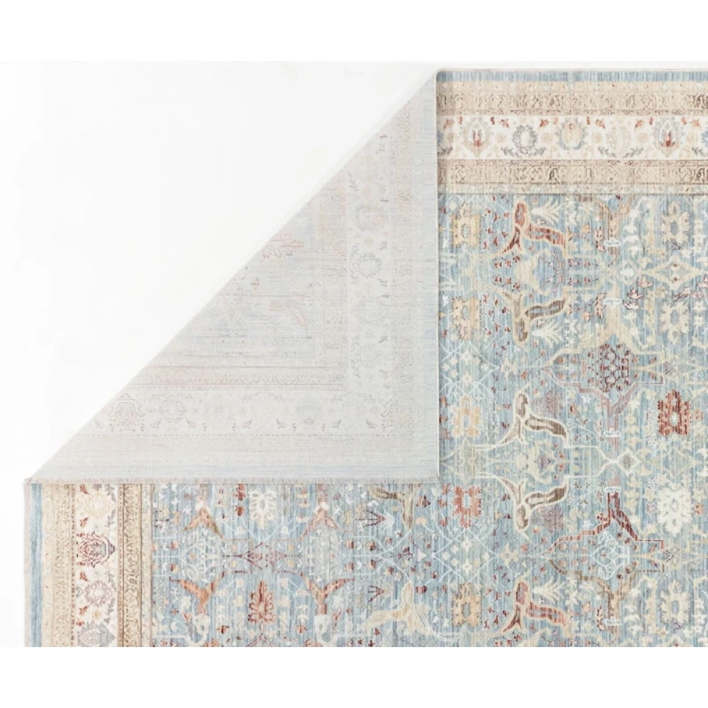 Apex Halı Ambiance 2932 Mavi Geleneksel Desenli Makine Halısı