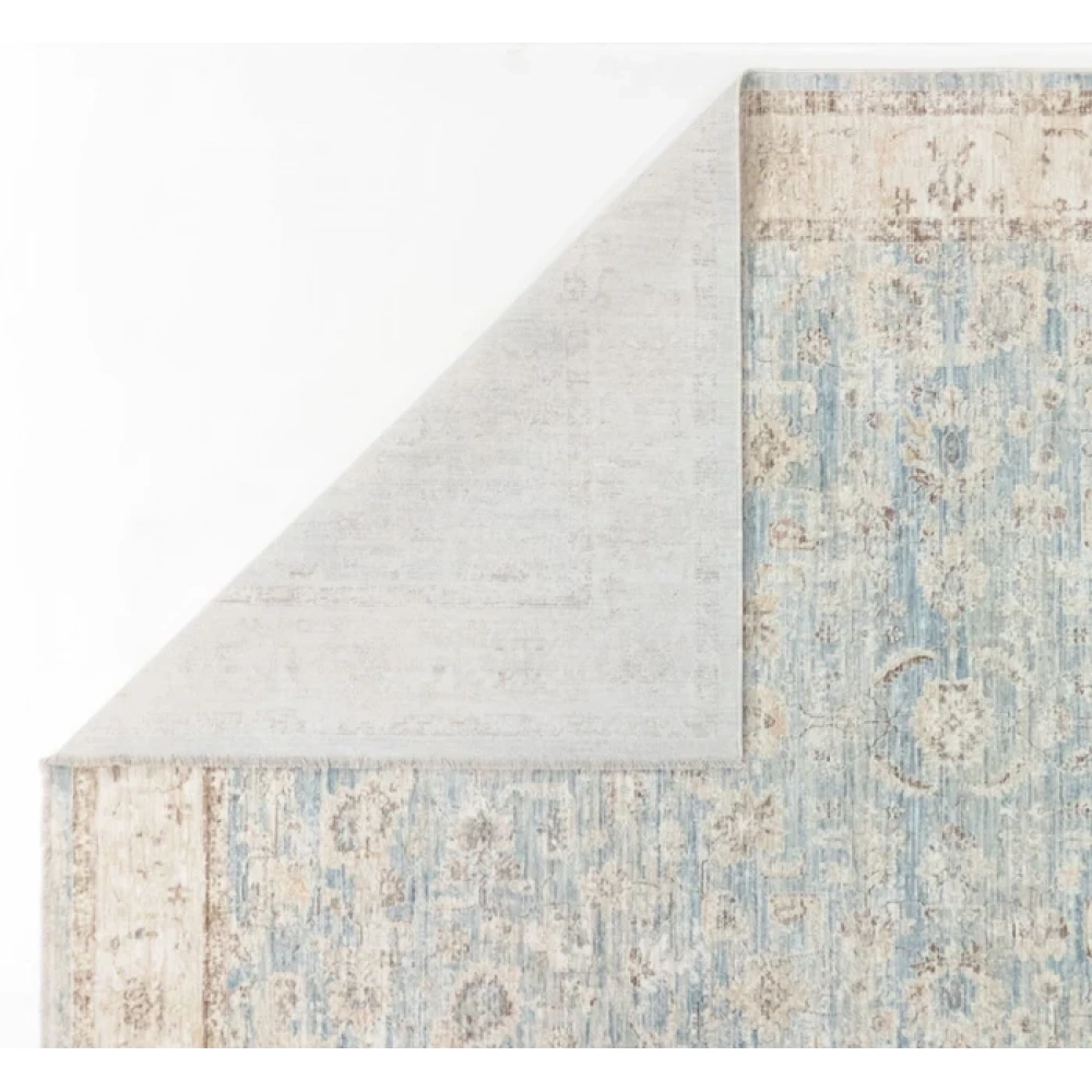 Apex Halı Ambiance 2941 Mavi Geleneksel Desenli Makine Halısı