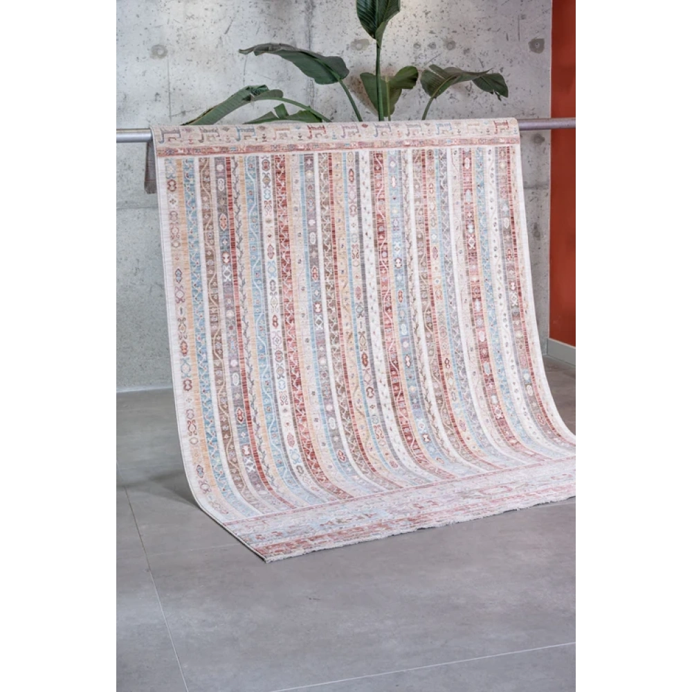 Apex Halı Ambiance 2951 Kırmızı Geleneksel Desenli Makine Halısı