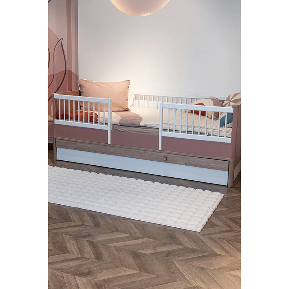 Apex Halı Diamante 7002 Krem Peluş Kaymaz Taban Dekoratif Halı