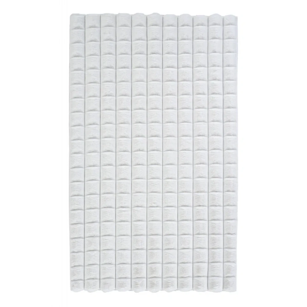 Apex Halı Diamante 7001 Beyaz Peluş Kaymaz Taban Dekoratif Halı