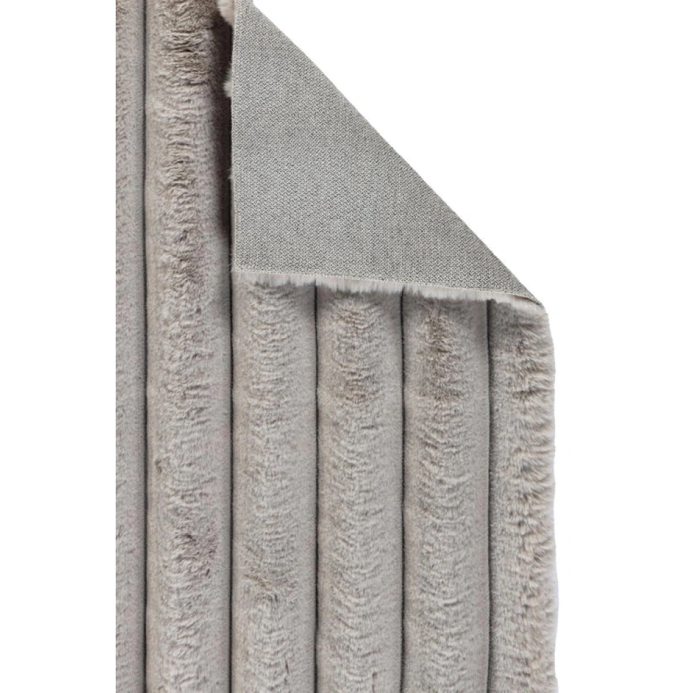 Apex Halı Linio 8055 Gri Peluş Kaymaz Taban Dekoratif Halı