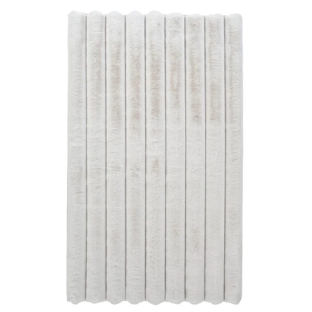 Apex Halı Linio 8052 Krem Peluş Kaymaz Taban Dekoratif Halı