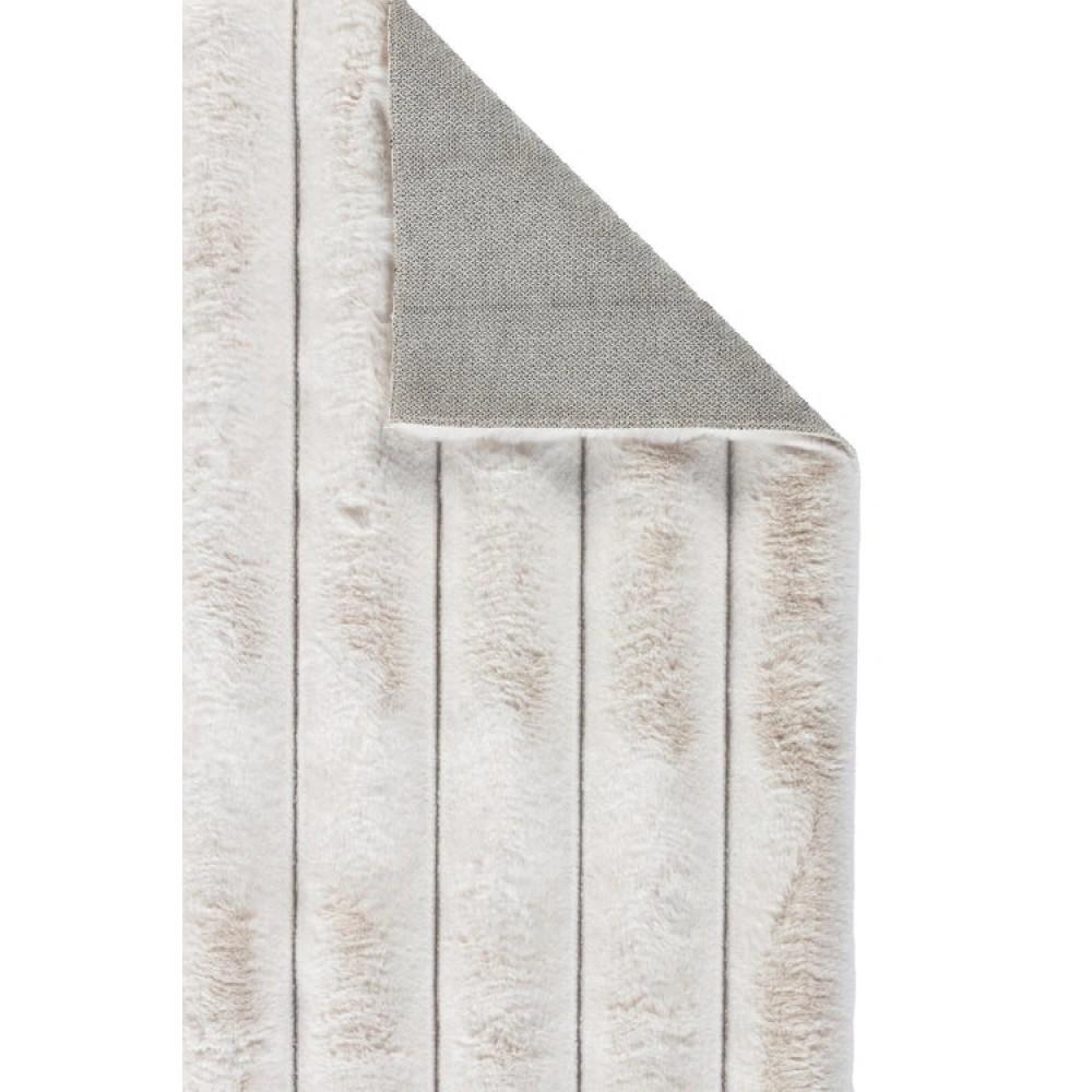 Apex Halı Linio 8052 Krem Peluş Kaymaz Taban Dekoratif Halı