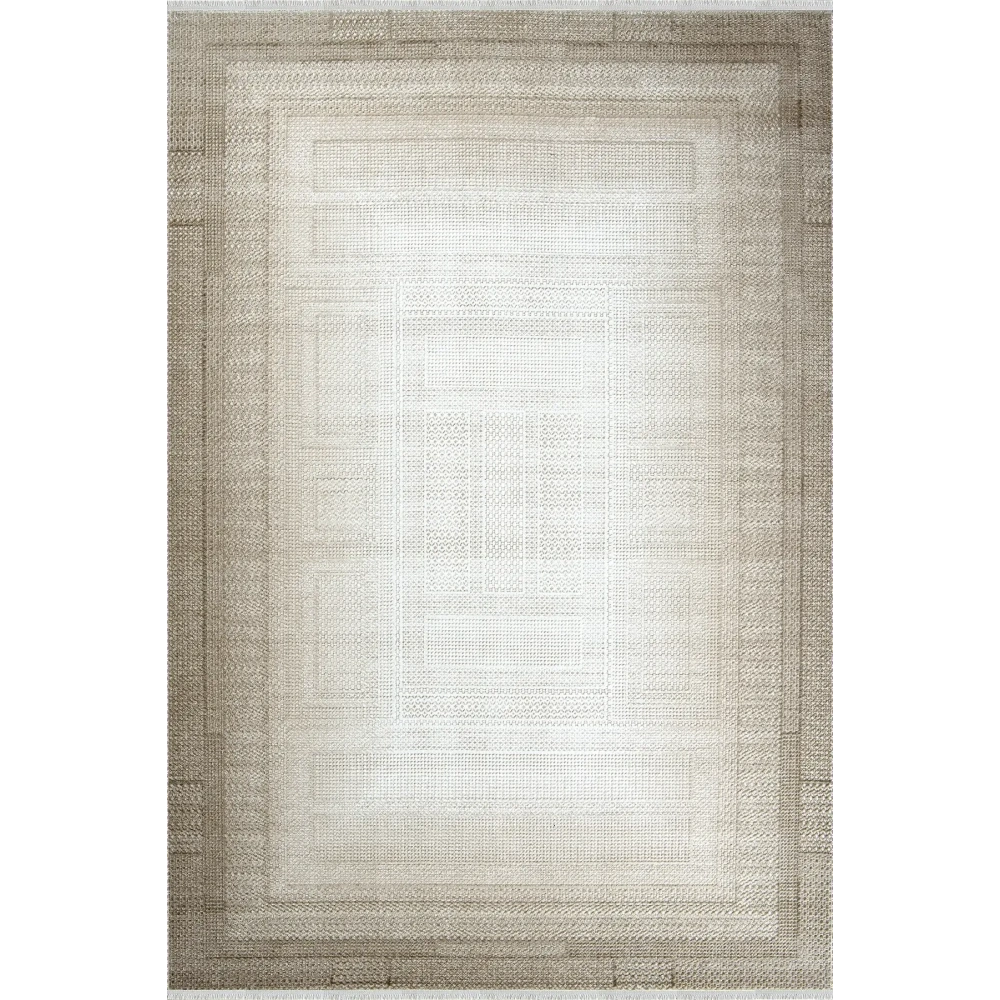 Hoom Rugs Doku 2104 Kahve Modern Salon Halısı