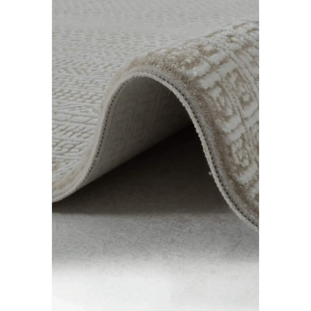 Hoom Rugs Doku 2105 Bej Modern Salon Halısı