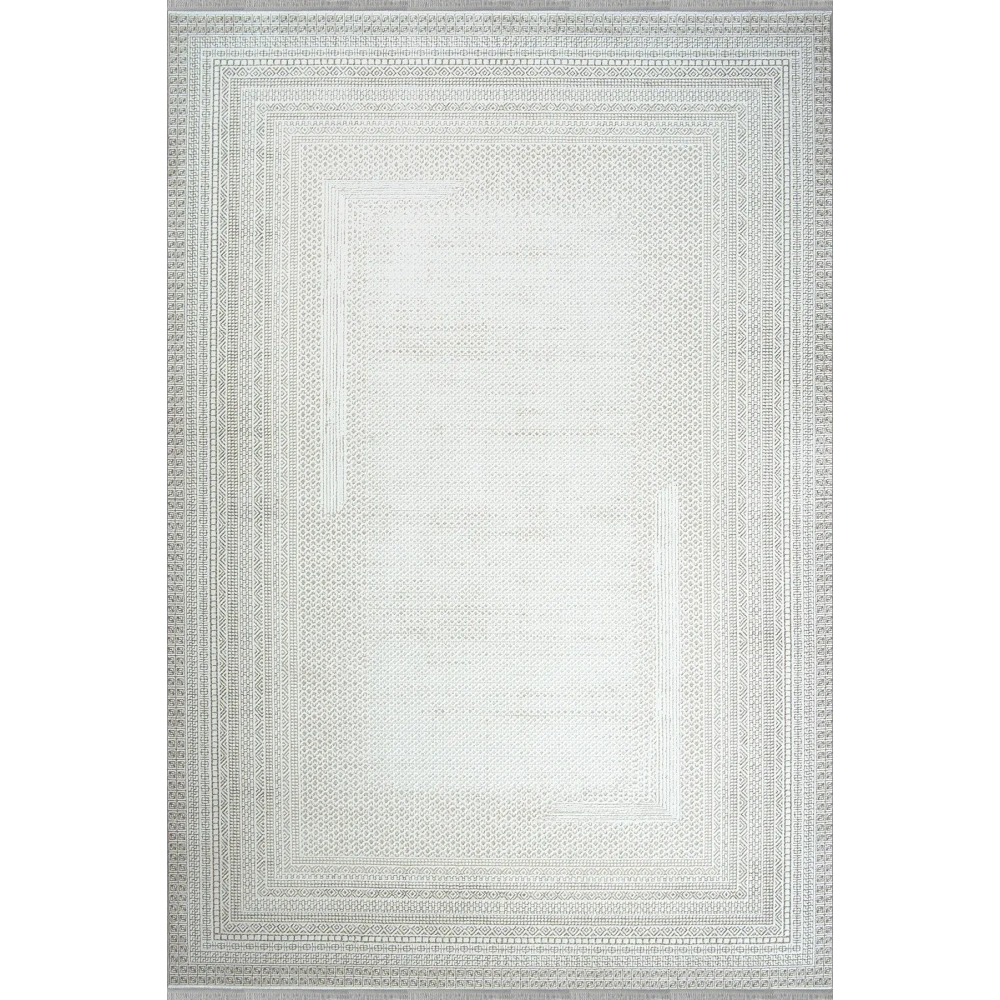 Hoom Rugs Doku 2105 Bej Modern Salon Halısı