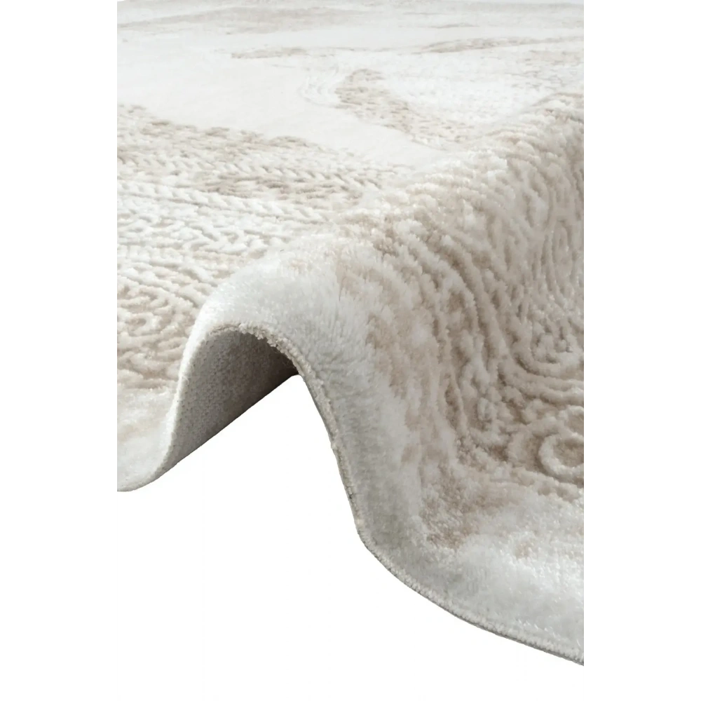 Hoom Rugs Doku 2106 Bej Modern Salon Halısı