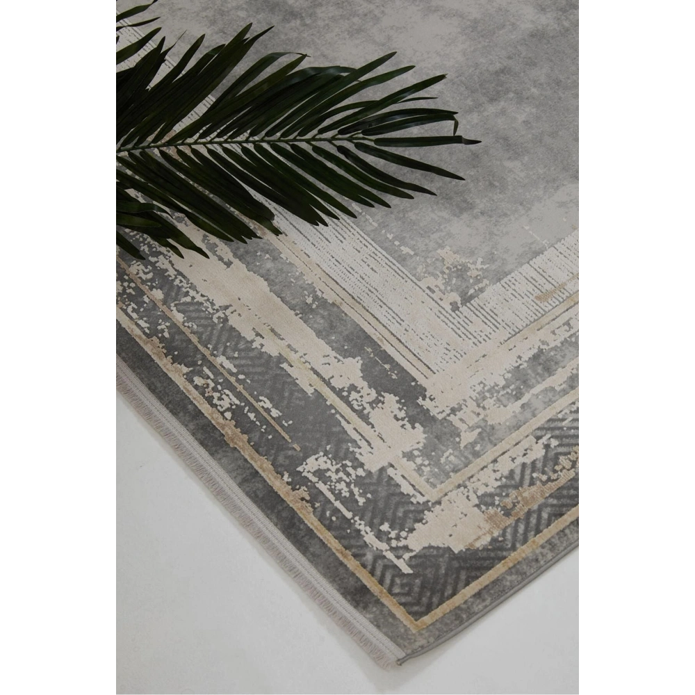 Hoom Rugs Natural 1703 Gri Vizon Klasik Salon Halısı