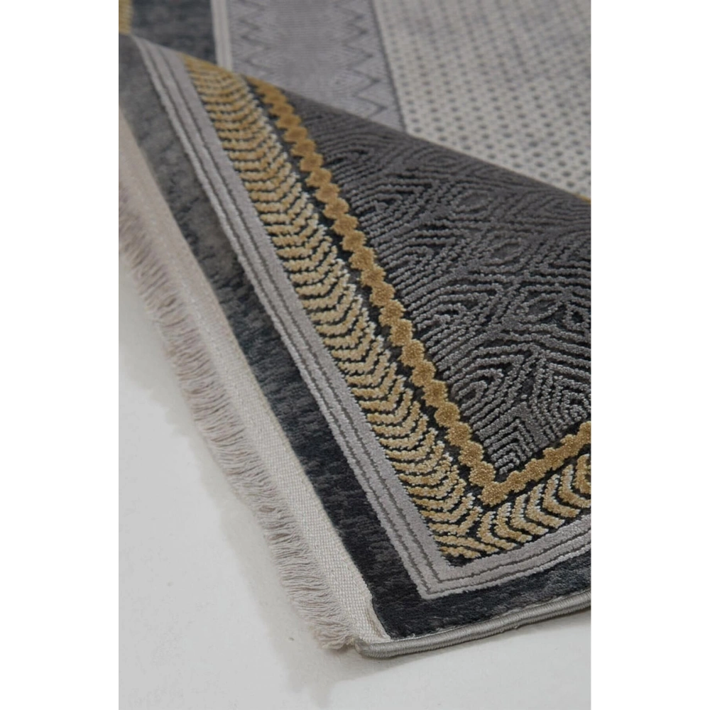 Hoom Rugs Natural 1705 Gri Sarı Klasik Salon Halısı