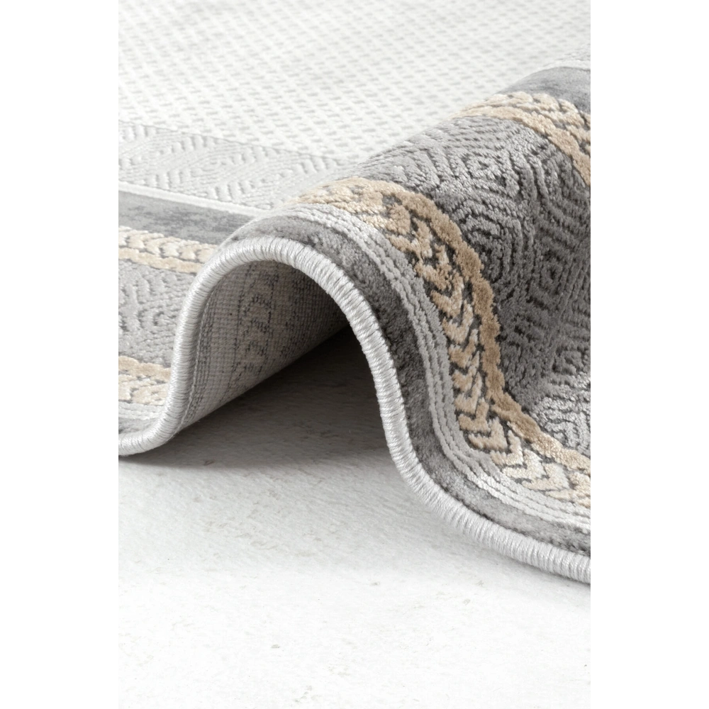 Hoom Rugs Natural 1705 Gri Sarı Klasik Salon Halısı