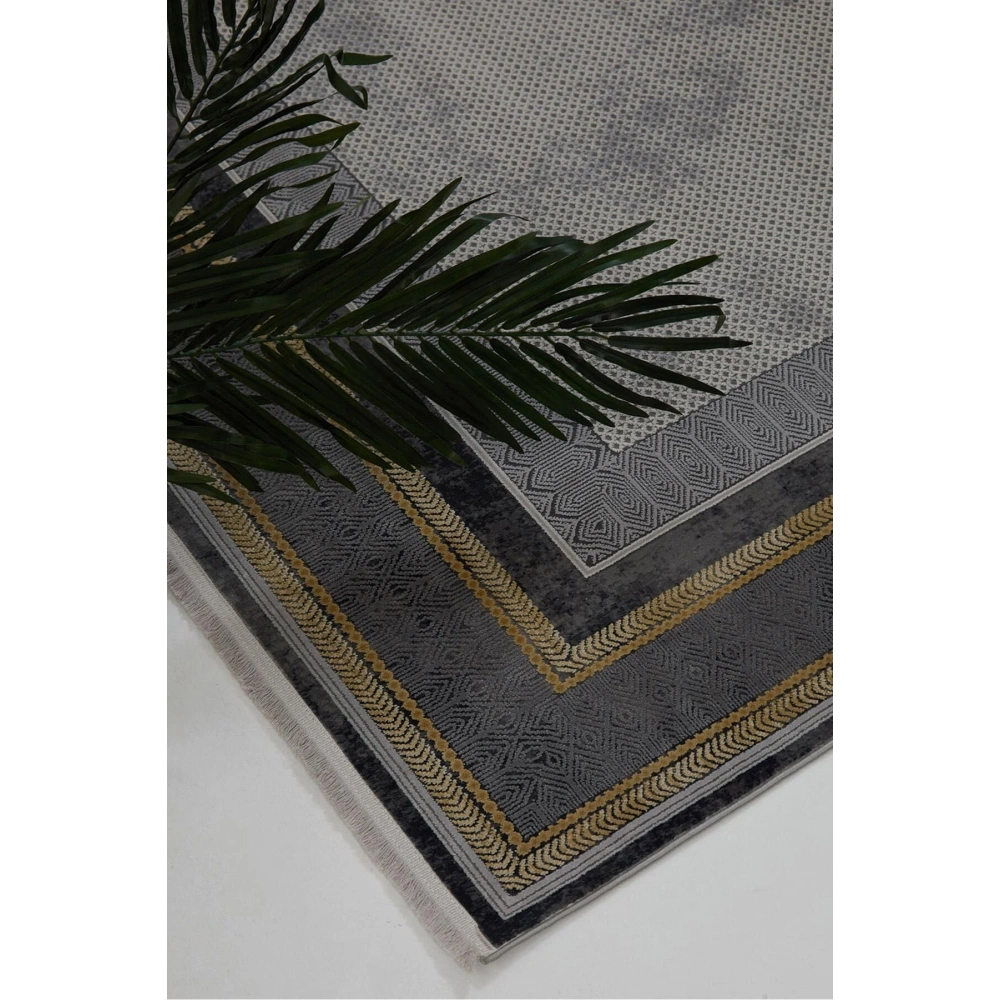 Hoom Rugs Natural 1705 Gri Sarı Klasik Salon Halısı