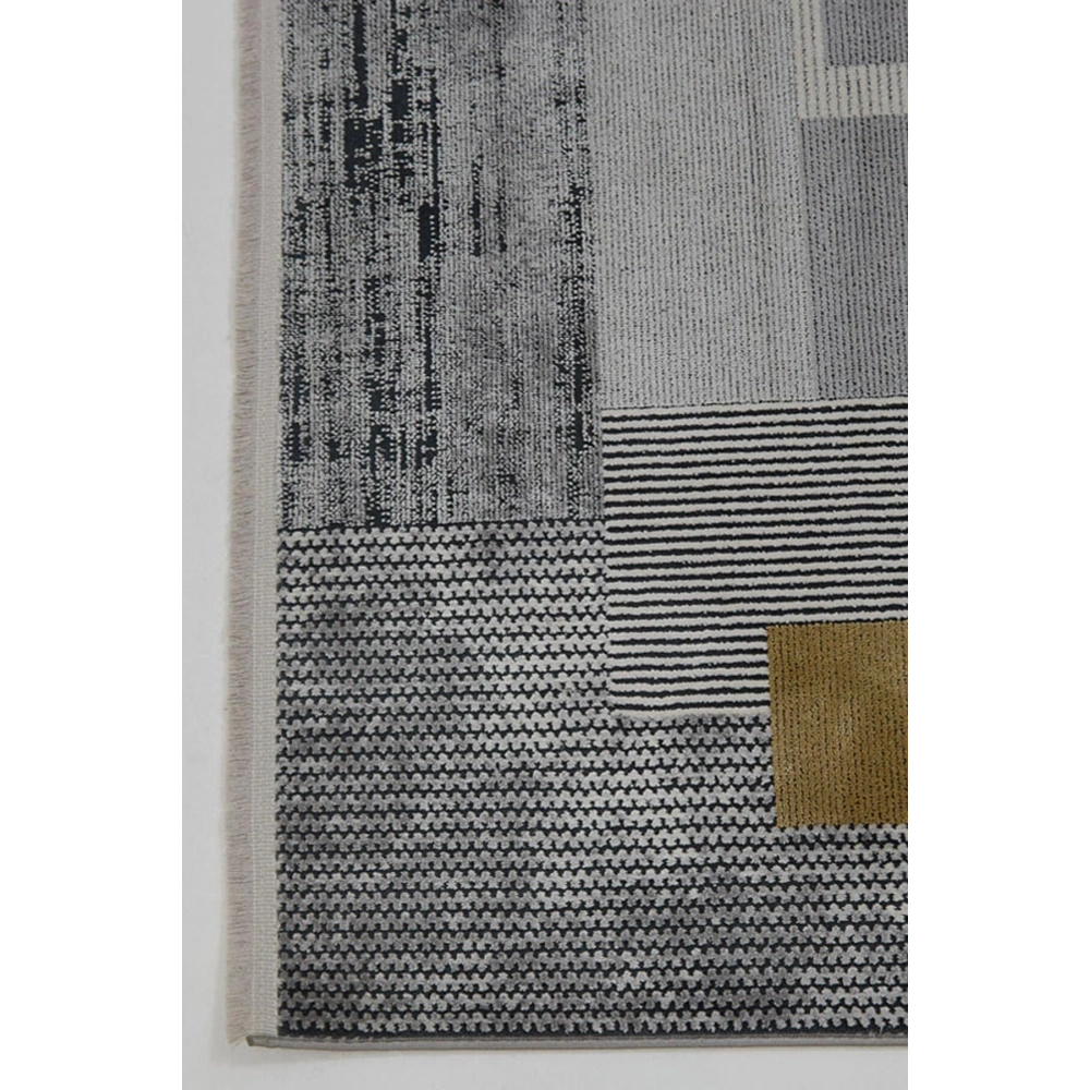 Hoom Rugs Natural 1709 Gri Sarı Klasik Salon Halısı