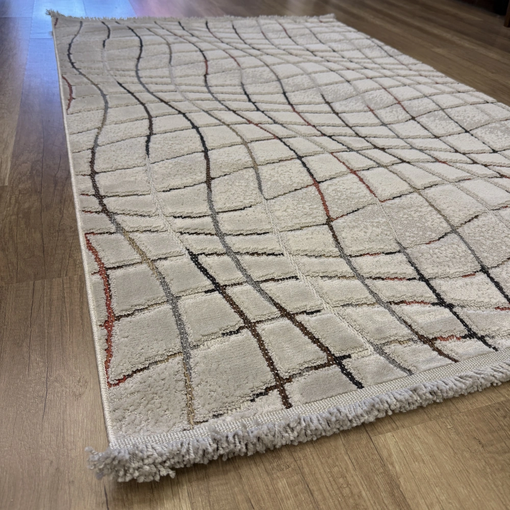 Luxess Halı Sunset 1171 Gri Modern Yumuşak Makine Halısı