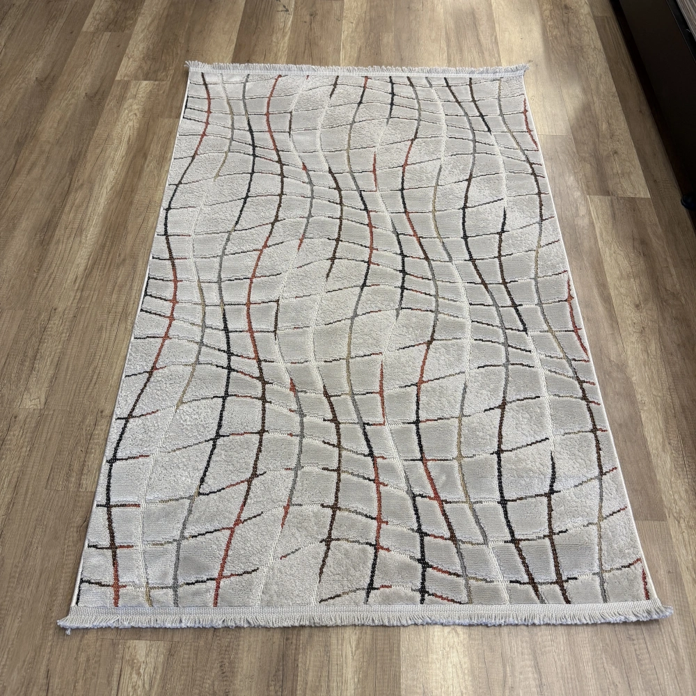 Luxess Halı Sunset 1171 Gri Modern Yumuşak Makine Halısı