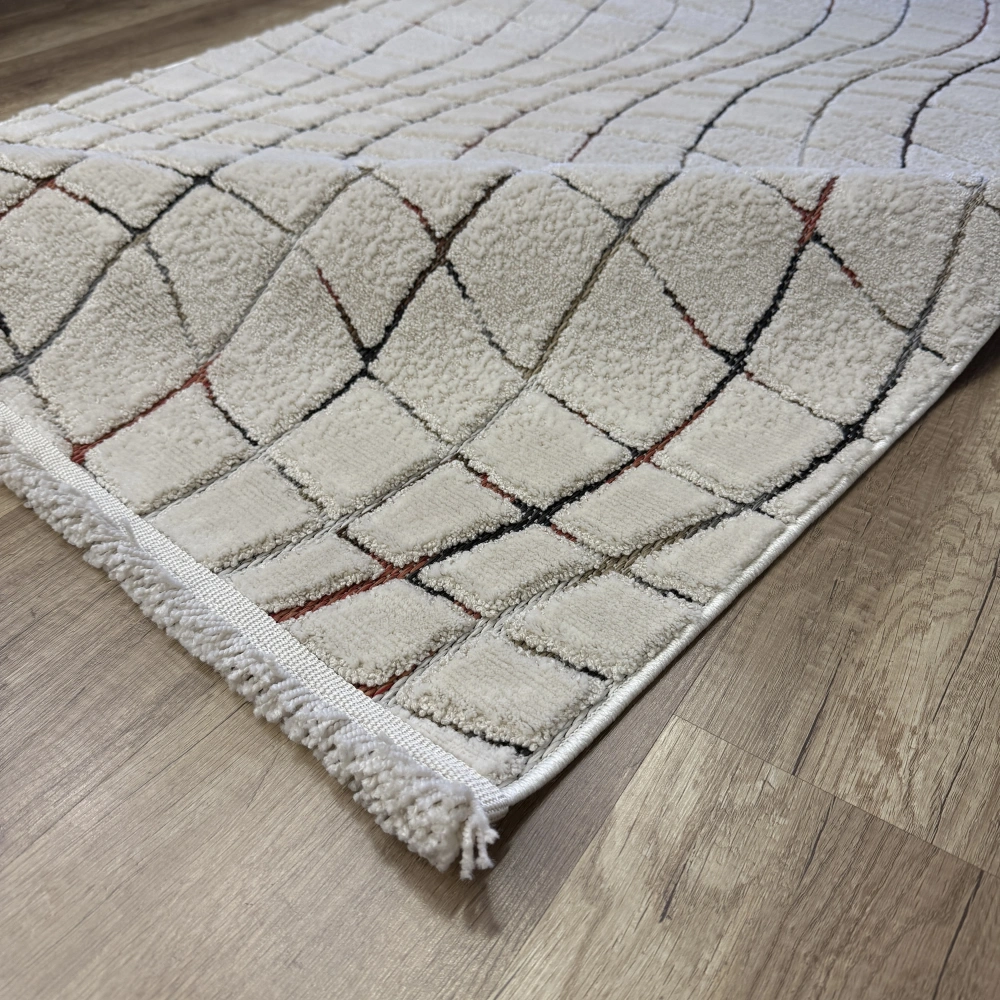 Luxess Halı Sunset 1171 Bej Modern Yumuşak Makine Halısı