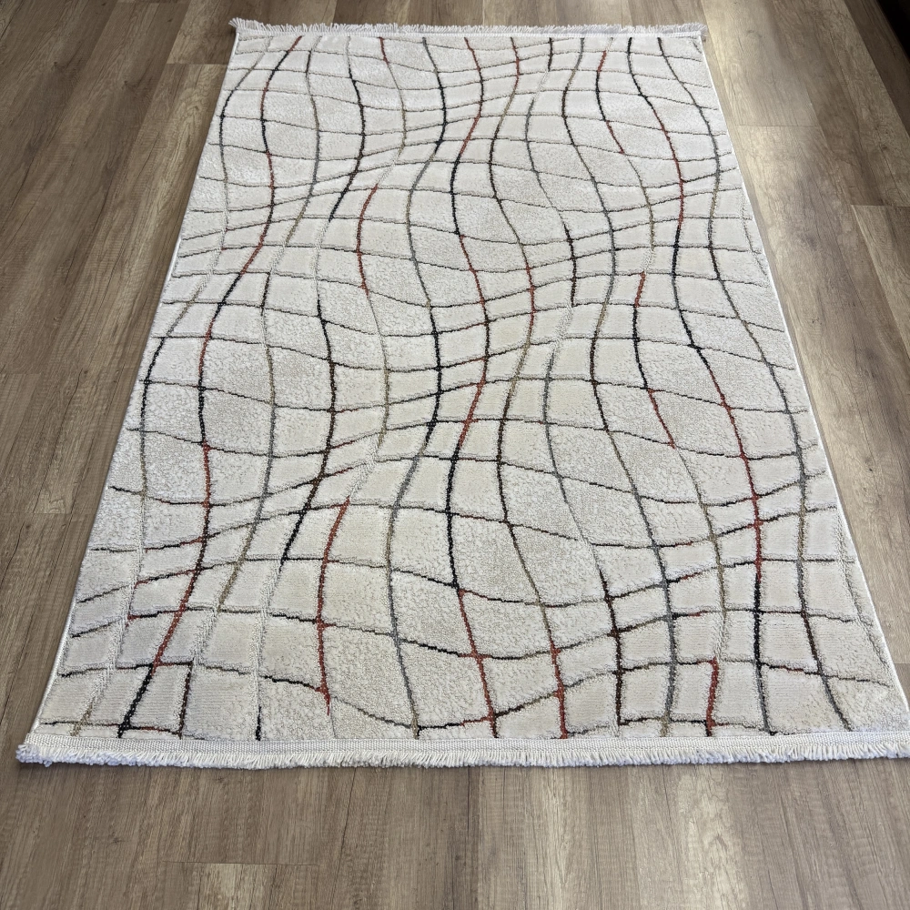 Luxess Halı Sunset 1171 Bej Modern Yumuşak Makine Halısı