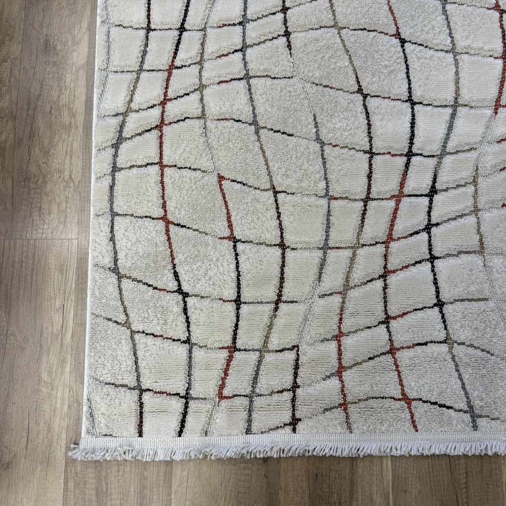 Luxess Halı Sunset 1171 Bej Modern Yumuşak Makine Halısı