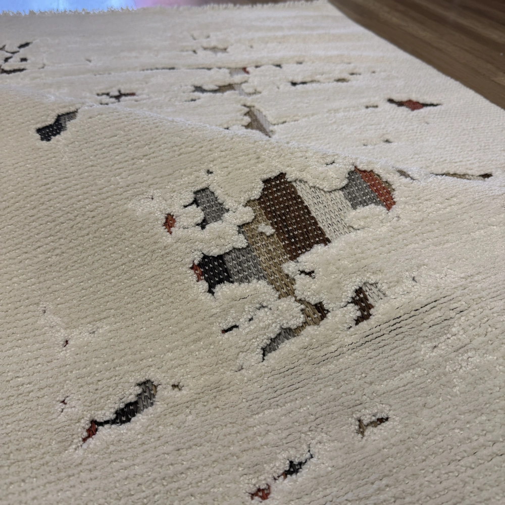 Luxess Halı Sunset 1170 Krem Modern Yumuşak Makine Halısı