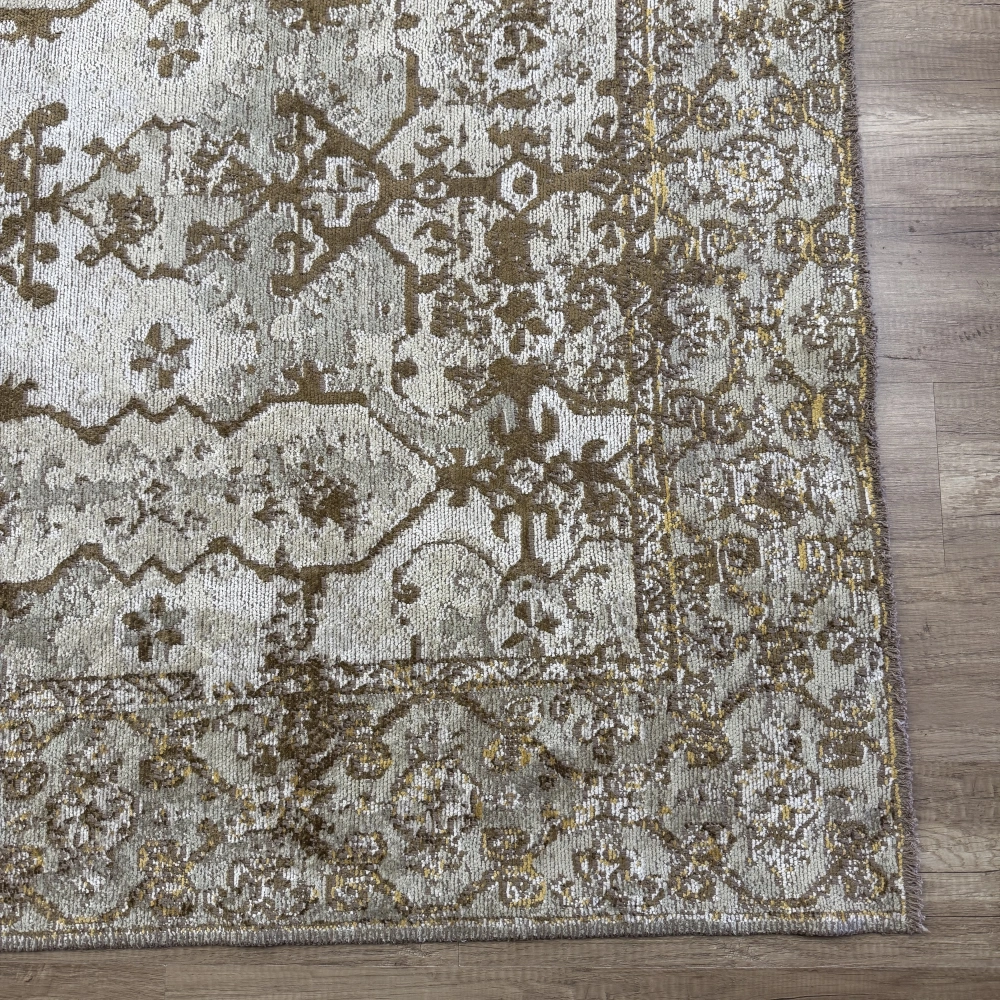 Hoom Rugs Arkaik PLZ 02 Kahve Etnik Renkli Vintage Makine Halısı
