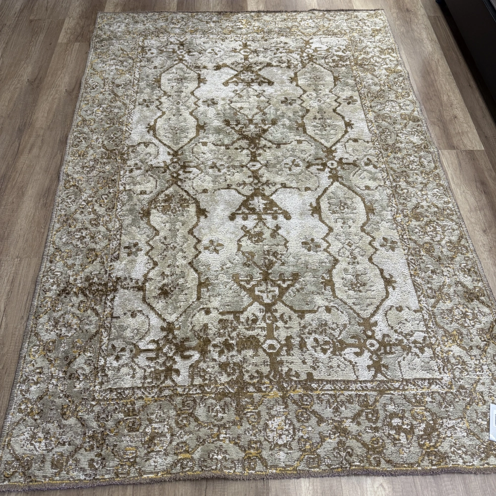 Hoom Rugs Arkaik PLZ 02 Kahve Etnik Renkli Vintage Makine Halısı