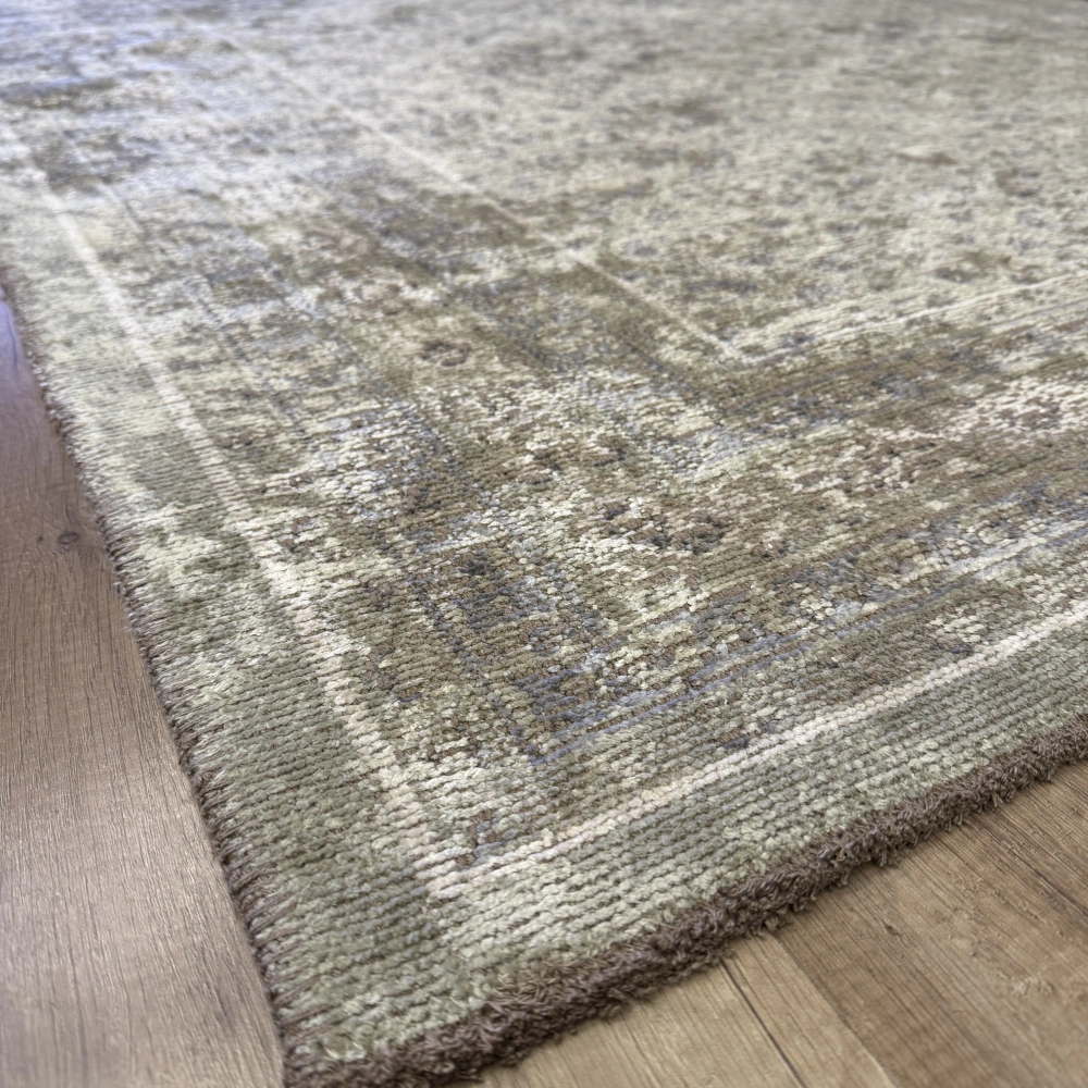 Hoom Rugs Arkaik PLZ 05 Kemik Etnik Renkli Vintage Makine Halısı