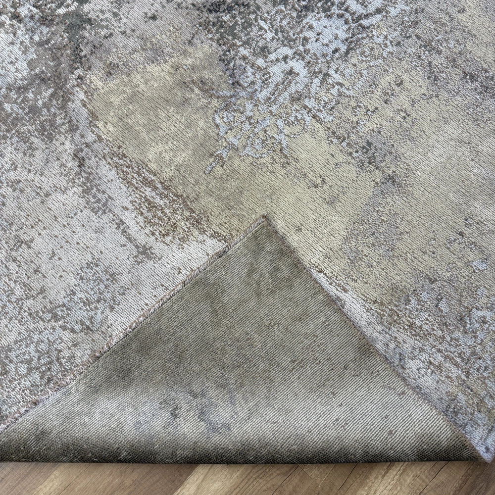 Hoom Rugs Arkaik PLZ 06 Antrasit Etnik Renkli Vintage Makine Halısı