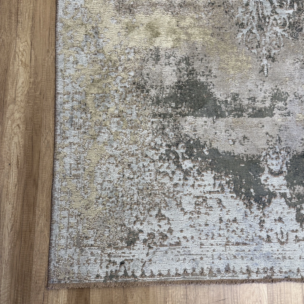 Hoom Rugs Arkaik PLZ 06 Antrasit Etnik Renkli Vintage Makine Halısı