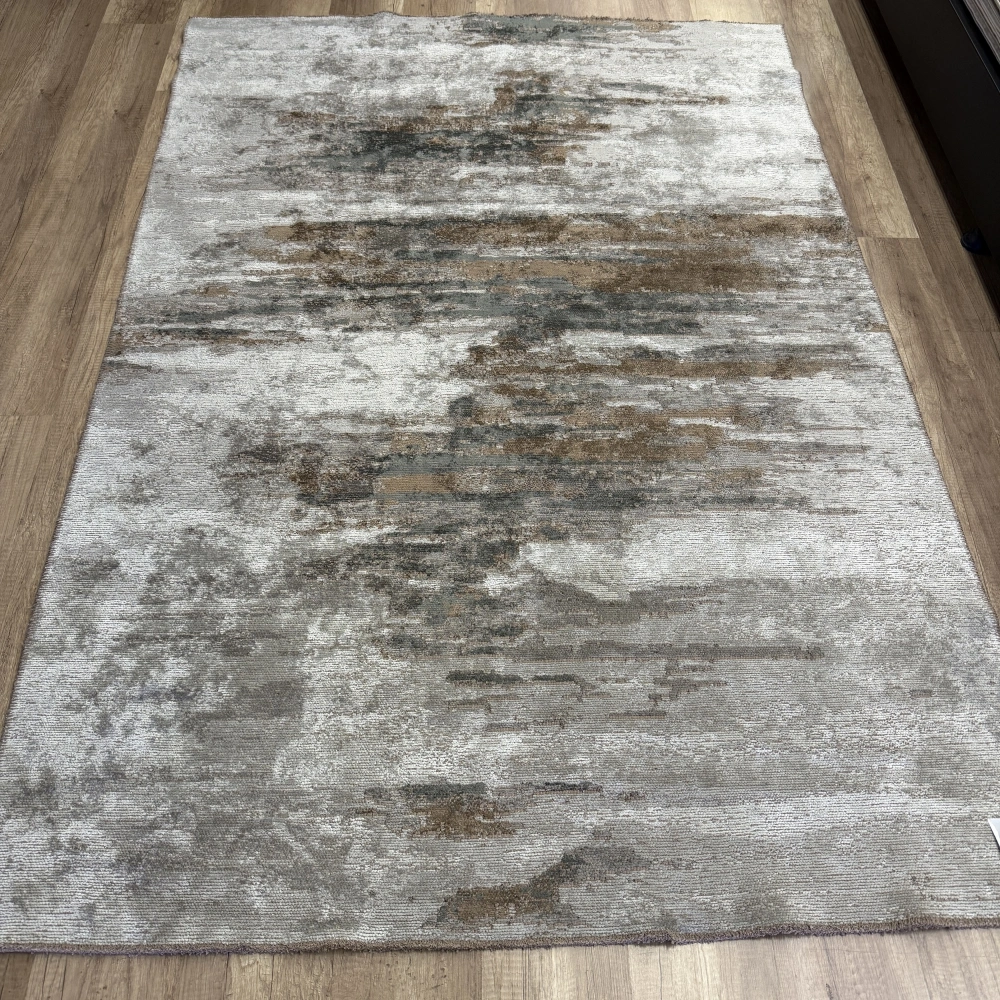 Hoom Rugs Arkaik PLZ 09 Kahve Etnik Renkli Vintage Makine Halısı
