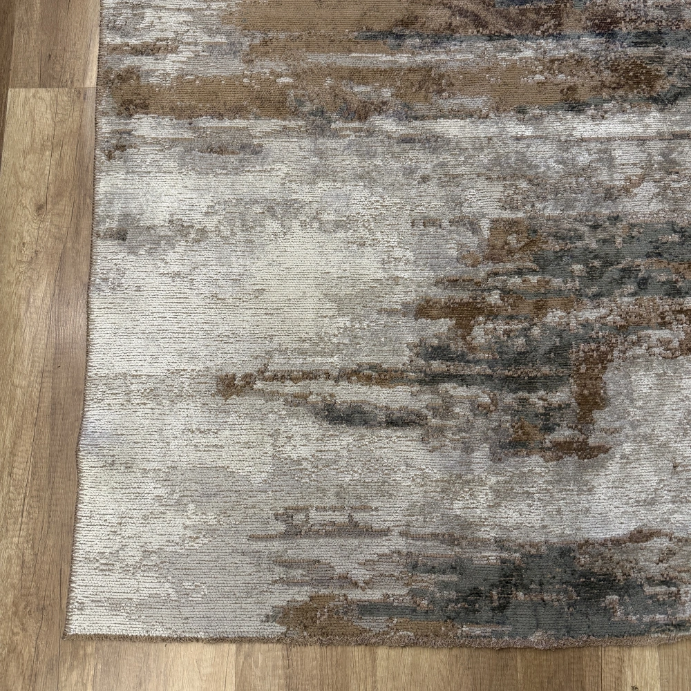 Hoom Rugs Arkaik PLZ 09 Kahve Etnik Renkli Vintage Makine Halısı