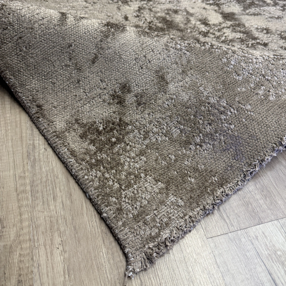 Hoom Rugs Arkaik PLZ 10 Kahve Etnik Renkli Vintage Makine Halısı