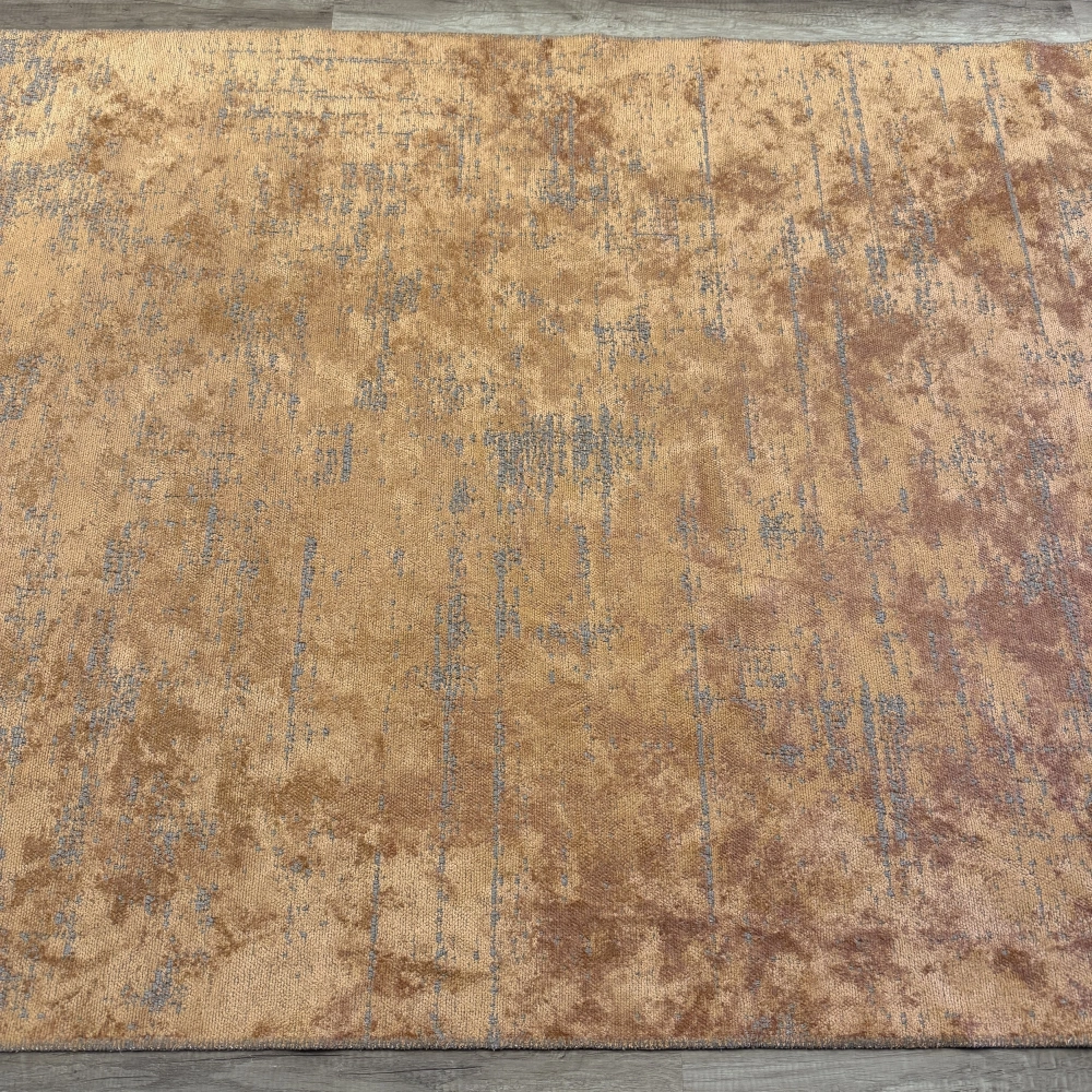 Hoom Rugs Arkaik PLZ 11 Kızıl Hardal Etnik Renkli Vintage Makine Halısı