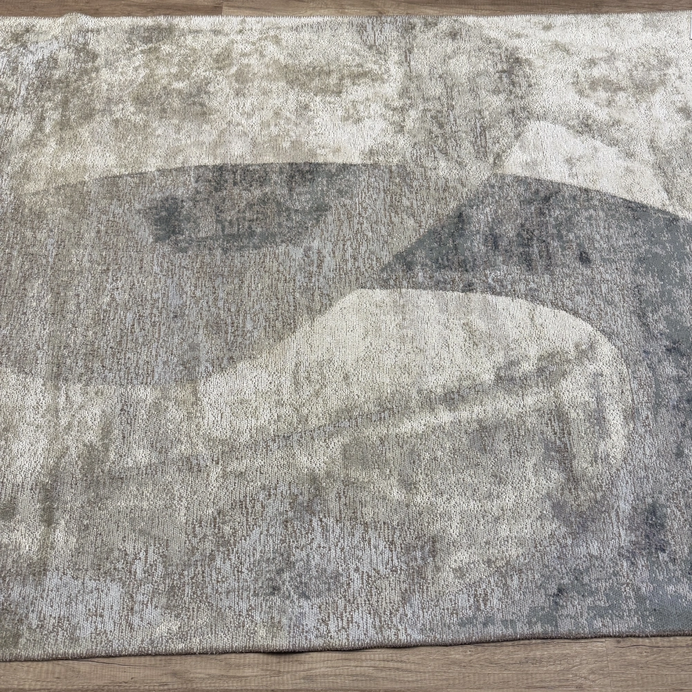 Hoom Rugs Arkaik PLZ 08 K.Antrasit Etnik Renkli Vintage Makine Halısı