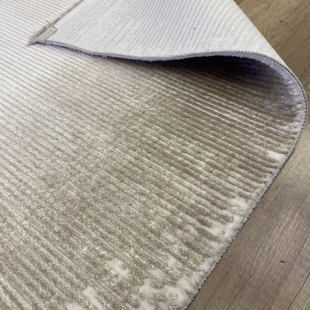 Hoom Rugs Sembol 2907 Bej Akrilik Dayanıklı Makine Halısı