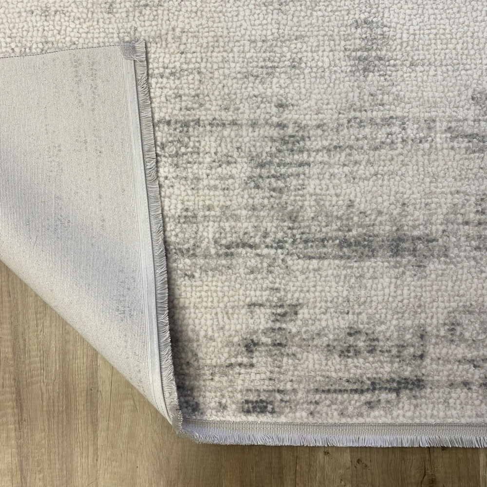 Hoom Rugs Sembol 2911 Gri Akrilik Dayanıklı Makine Halısı