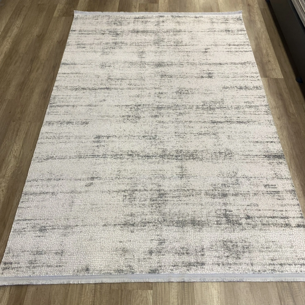 Hoom Rugs Sembol 2911 Gri Akrilik Dayanıklı Makine Halısı
