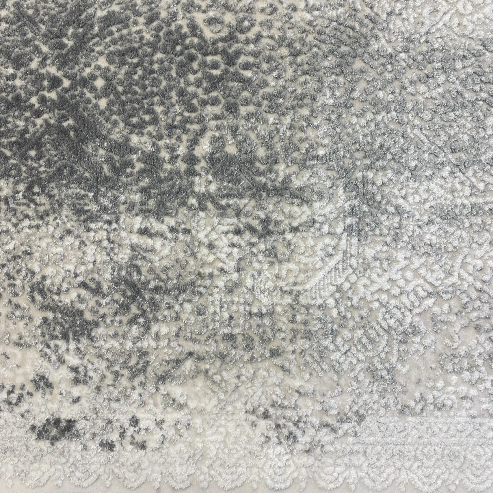 Hoom Rugs Sembol 2908 Gri Akrilik Dayanıklı Makine Halısı